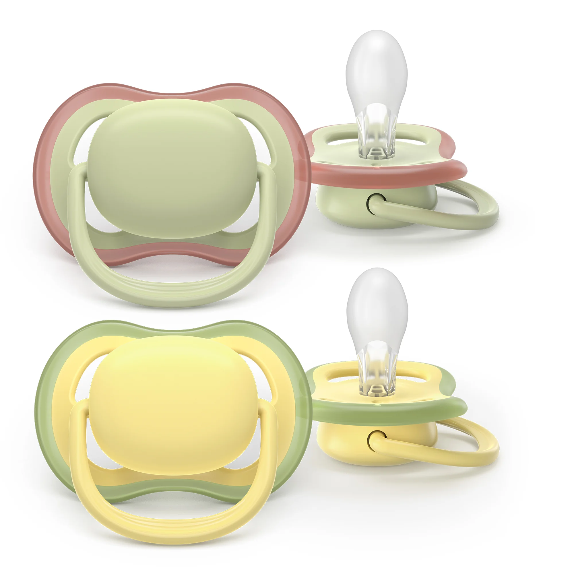 Philips Avent Ultra Air Colors of Nature ortodontyczny smoczek uspokajający 18m+, 2 sztuki