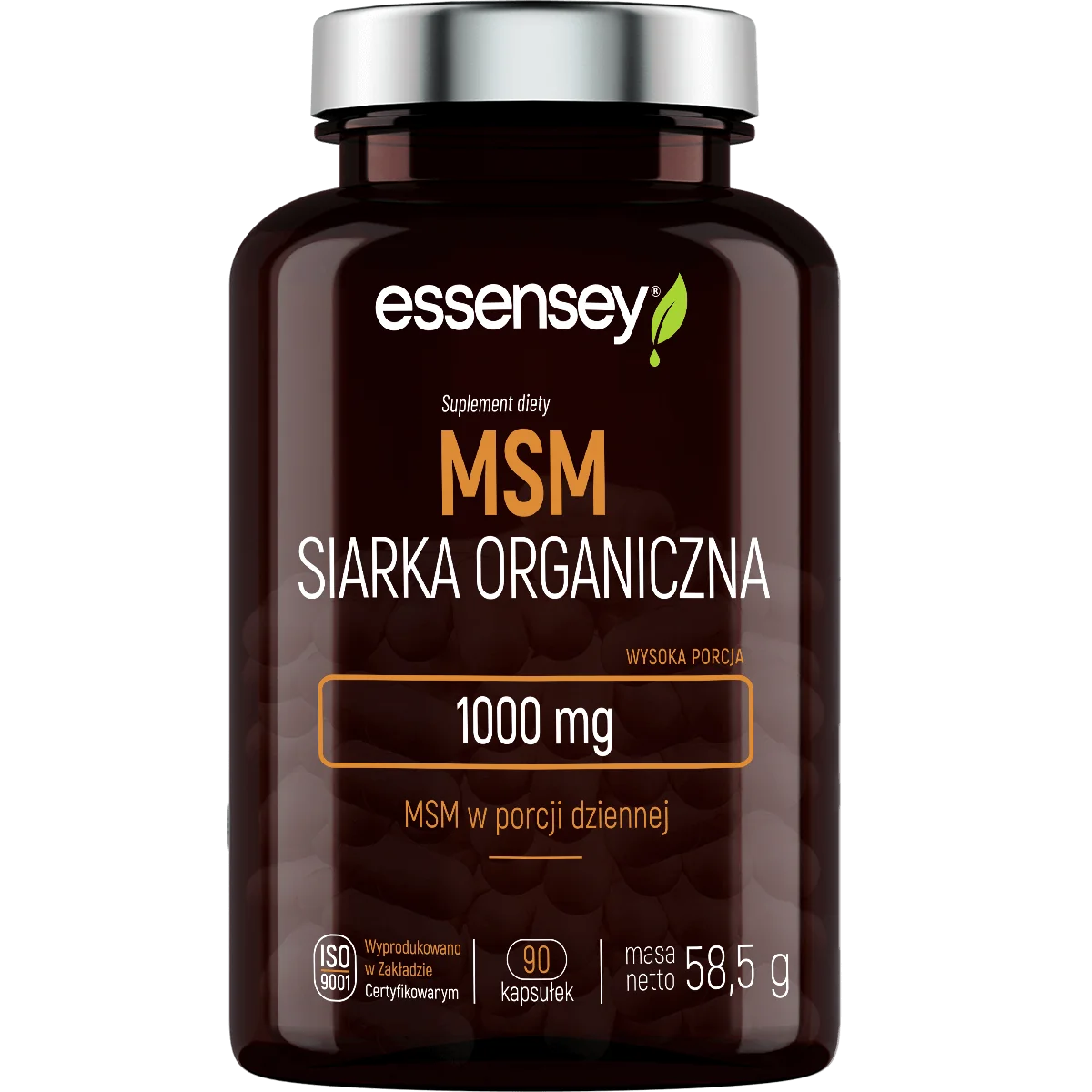 Essensey MSM Siarka organiczna 90 kapsułek