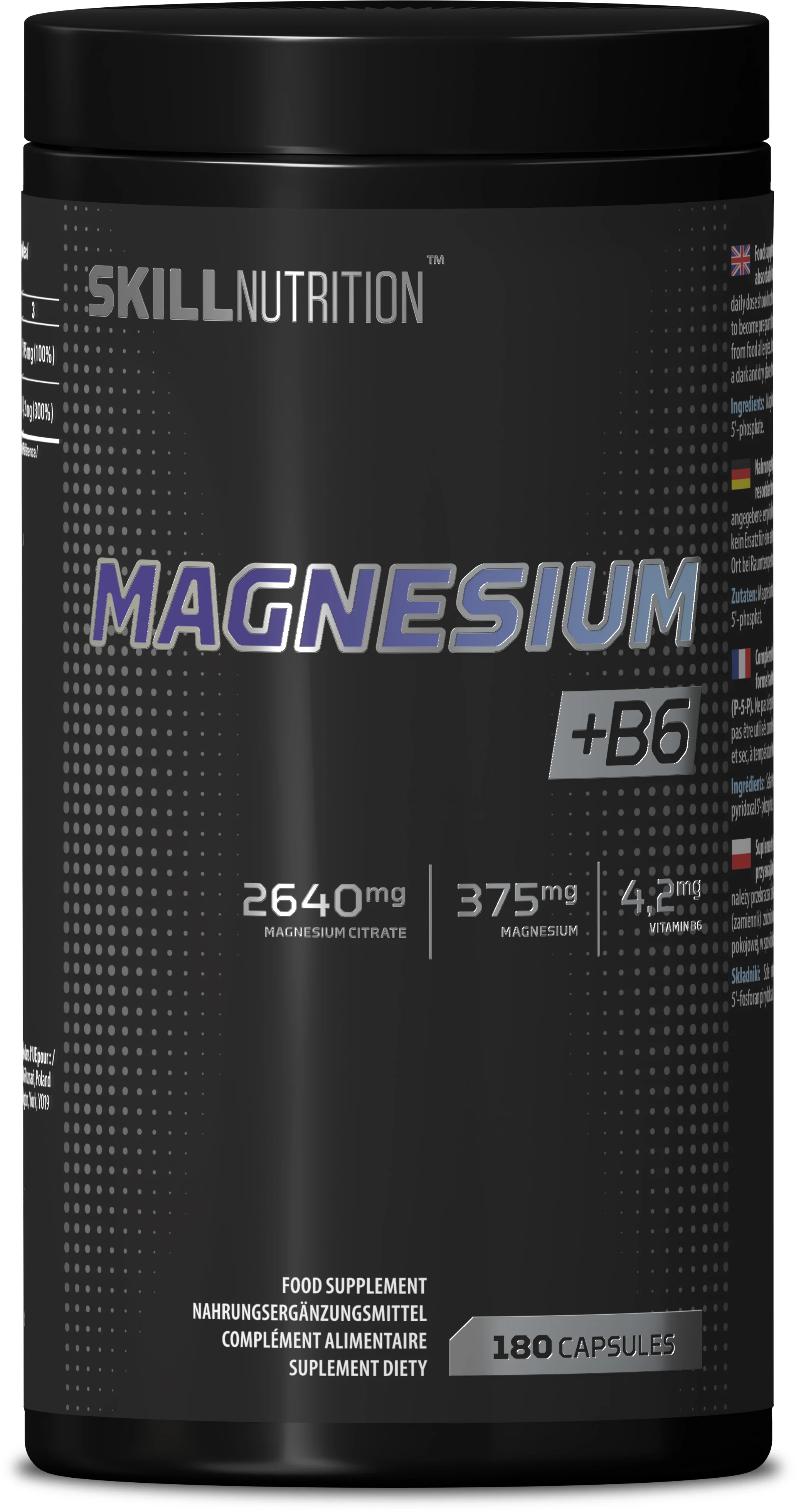 Skill Magnesium + B6 180 kapsułek