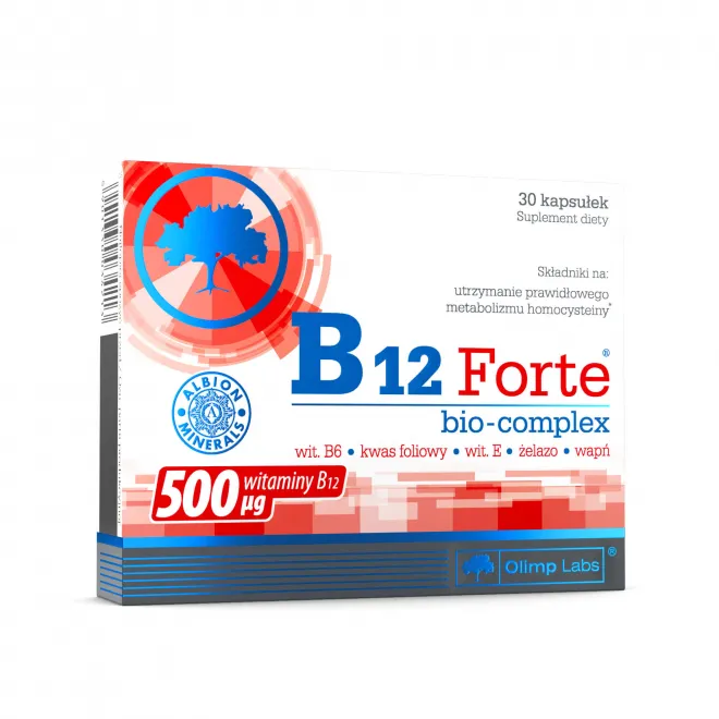 Olimp B12 Forte Bio-Complex, suplement diety, 30 kapsułek