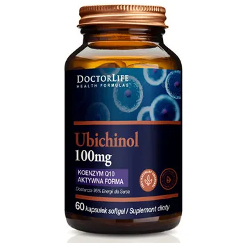 Doctor Life, Ubichinol 100 mg, suplement diety, 60 kapsułek 