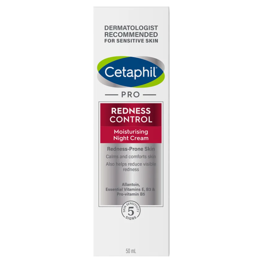 Cetaphil PRO Redness Control krem nawilżający na noc, 50 ml