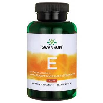 Swanson Natural Vitamin E, suplement diety, 250 kapsułek 