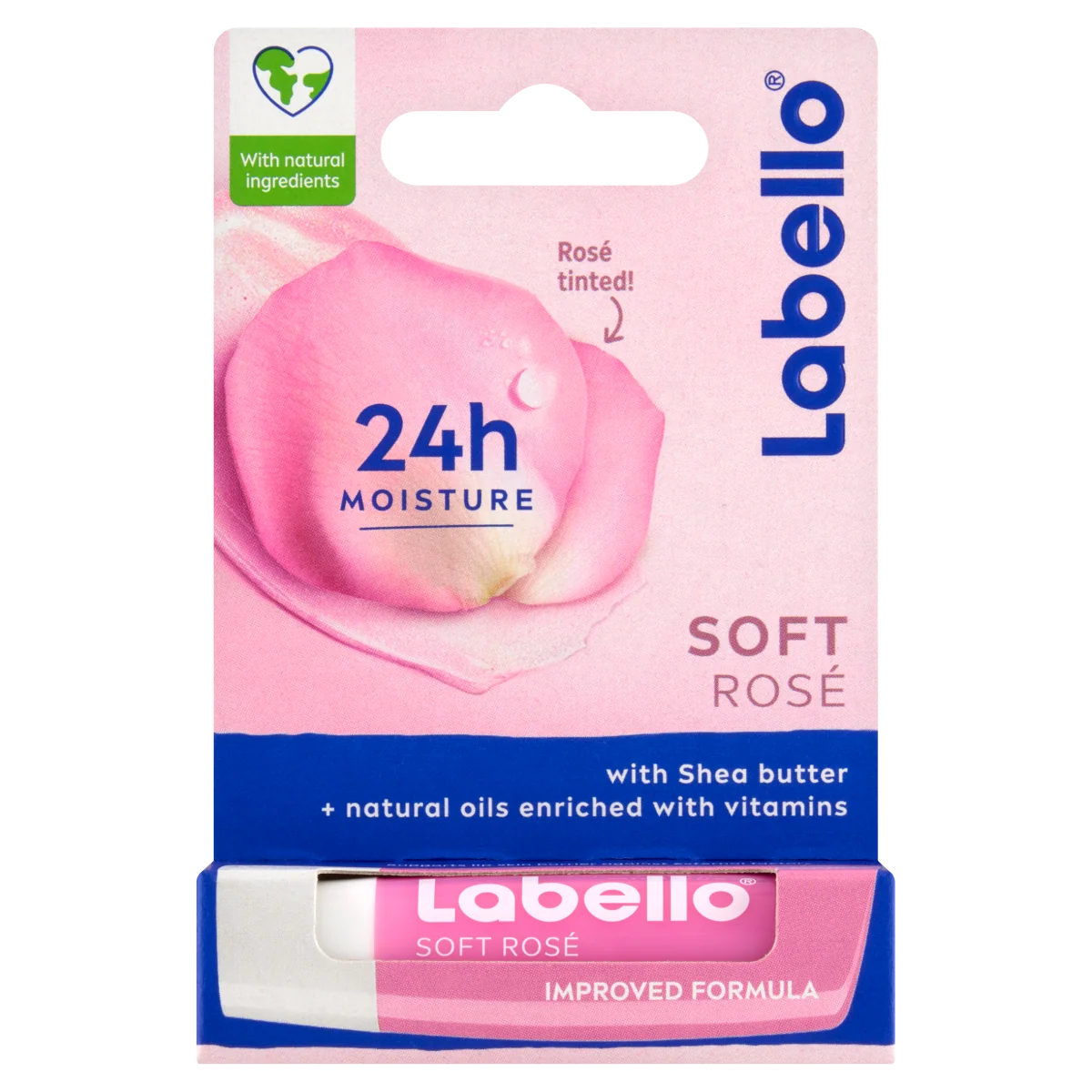 Nivea Labello Soft Rosé pomadka ochronna do ust, 4,8 g