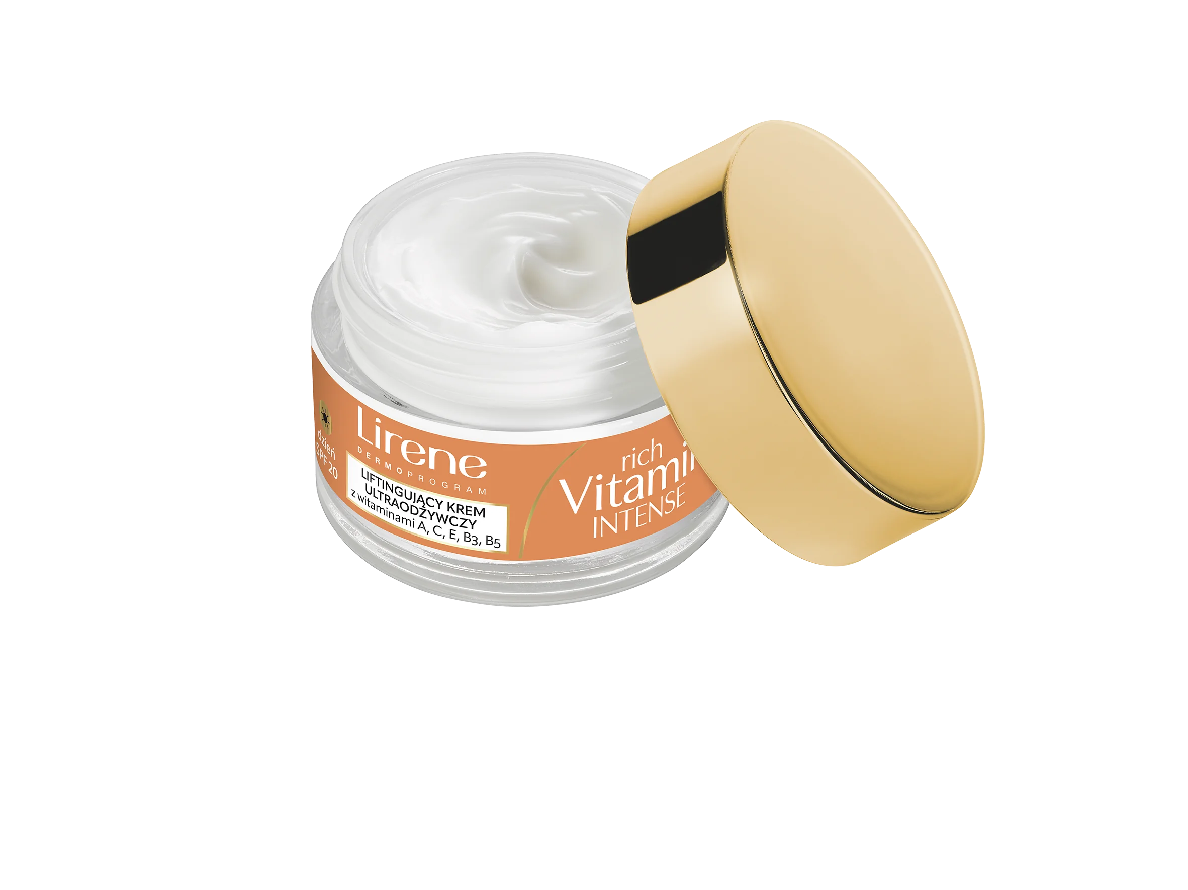 Lirene liftingujący krem ultraodżywczy z SPF 20 50+, 50 ml