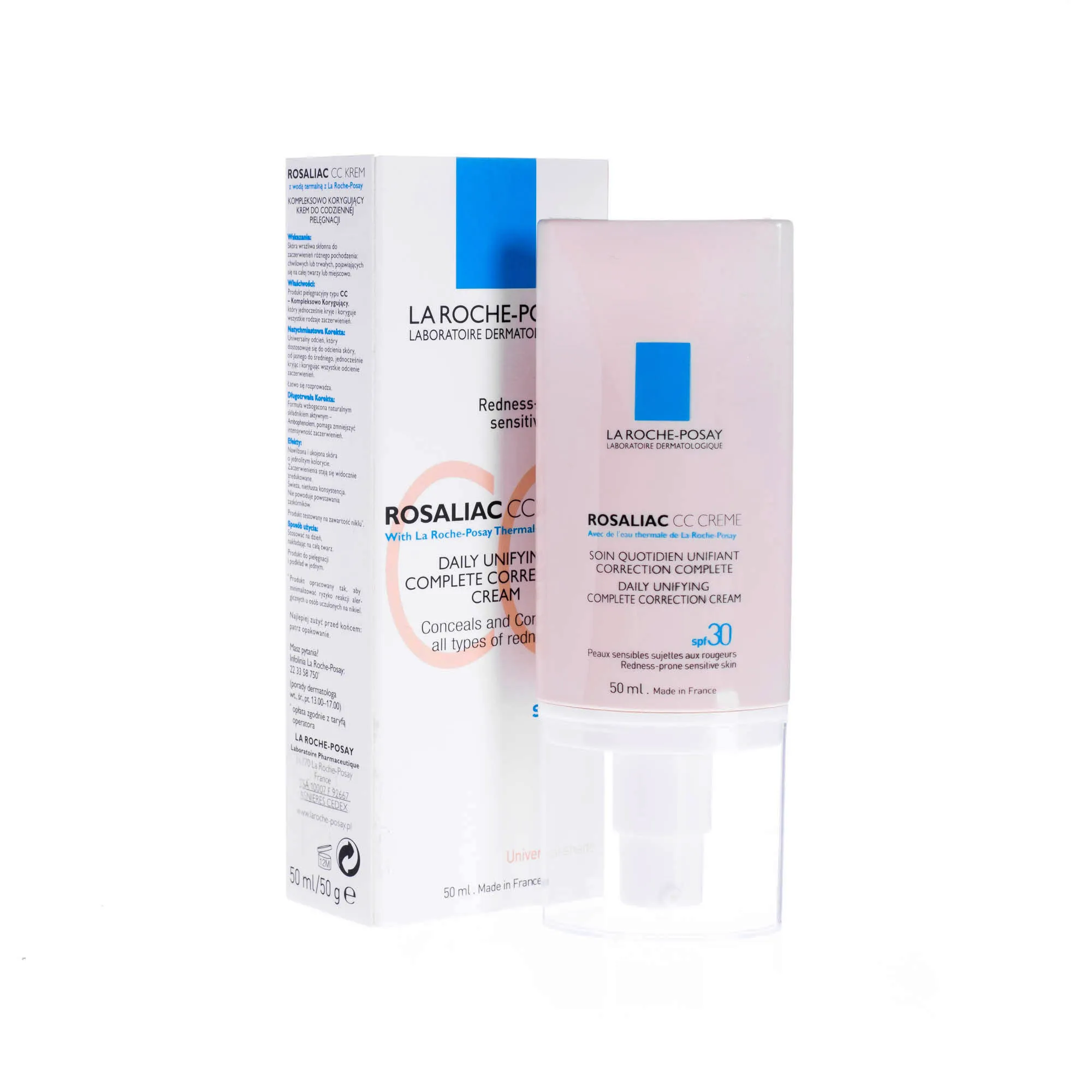 La Roche-Posay Rosaliac CC, krem kompleksowo korygujący, 50 ml