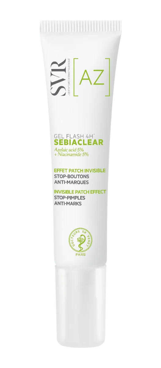 SVR Sebiaclear Gel Flash 4H punktowy żel na niedoskonałości, 15 ml