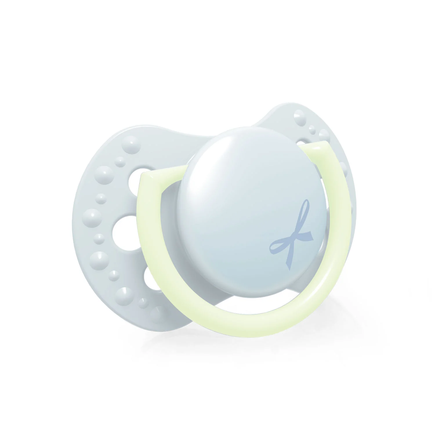 LOVI Smoczek silikonowy dynamiczny 0-2m Baby Shower Boy 2 sztuki
