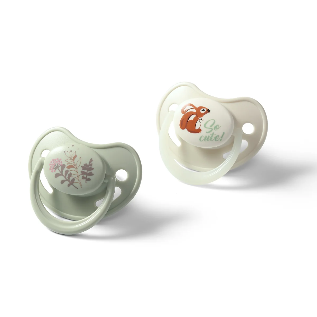 Babyono smoczek anatomiczny silikonowy 6-18 m, 2 sztuki