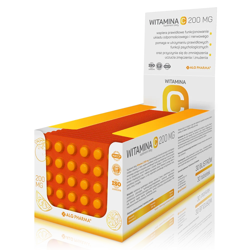 Alg Pharma Witamina C 200 mg 900 tabletek