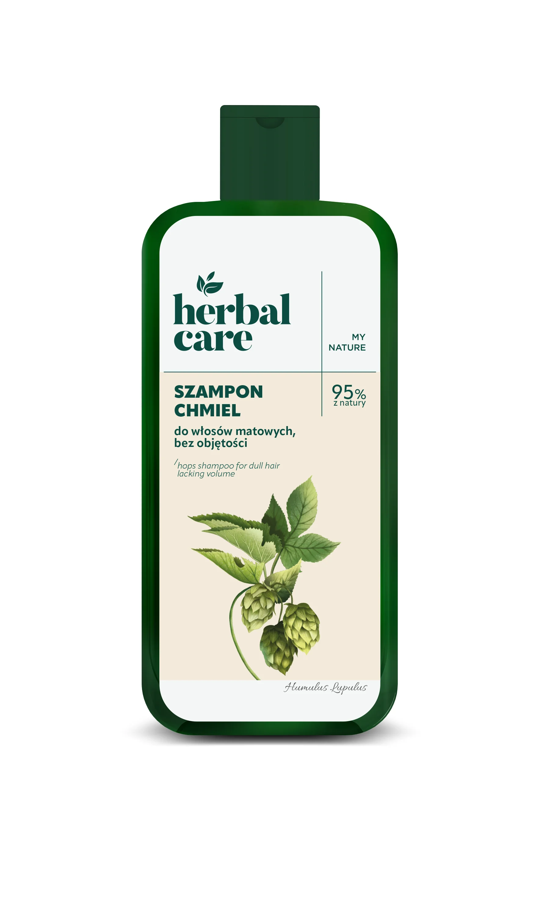 Herbal Care Chmiel szampon do włosów matowych, 330 ml