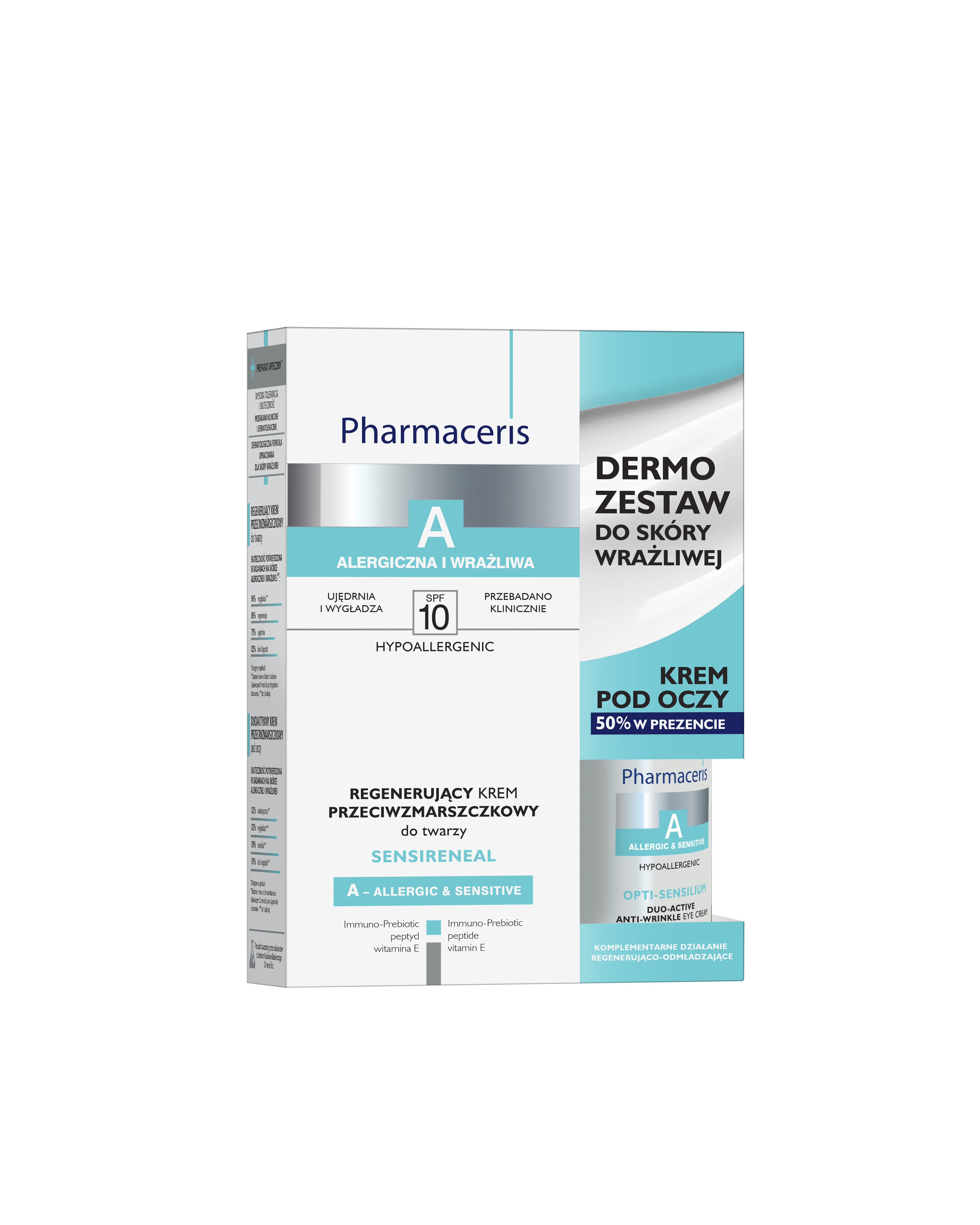 Pharmaceris A zestaw do pielęgnacji skóry wrażliwej i alergicznej, 30 + 15 ml