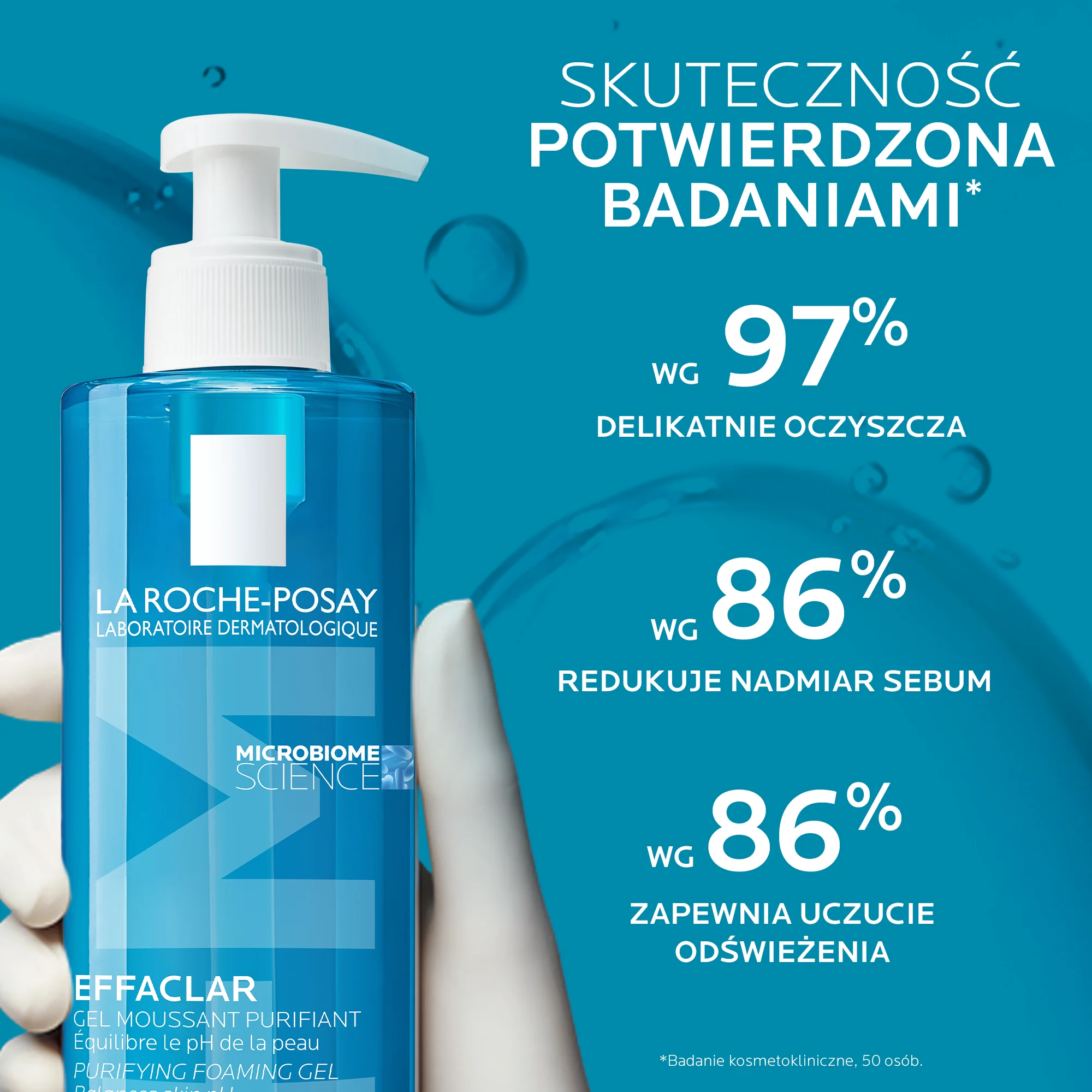 La Roche-Posay Effaclar oczyszczający żel do skóry tłustej, 400 ml