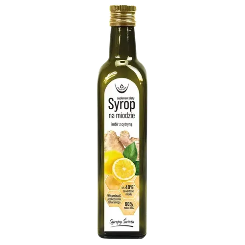 Oleofarm Syrop na miodzie imbir z cytryną, 250 ml
