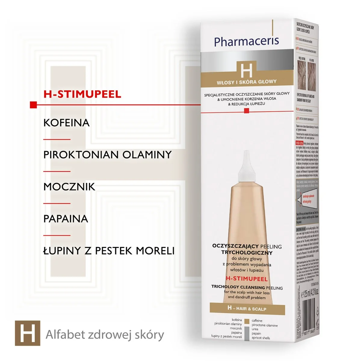 Pharmaceris H Stimupeel oczyszczający peeling trychologiczny, 125 ml