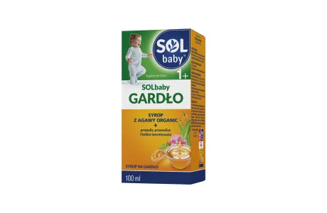 Solbaby Gardło, syrop, suplement diety, 100 ml