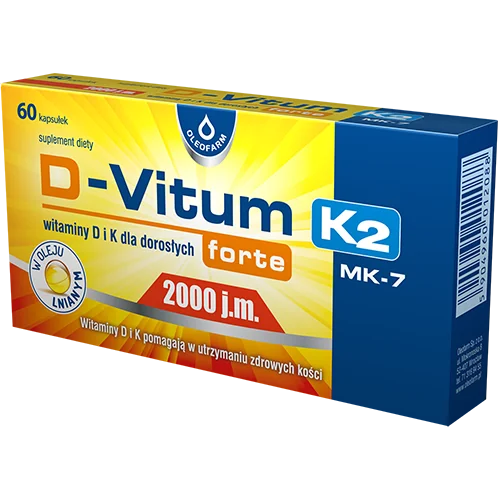 D-Vitum Forte 2000 j.m. K2 60 kapsułek