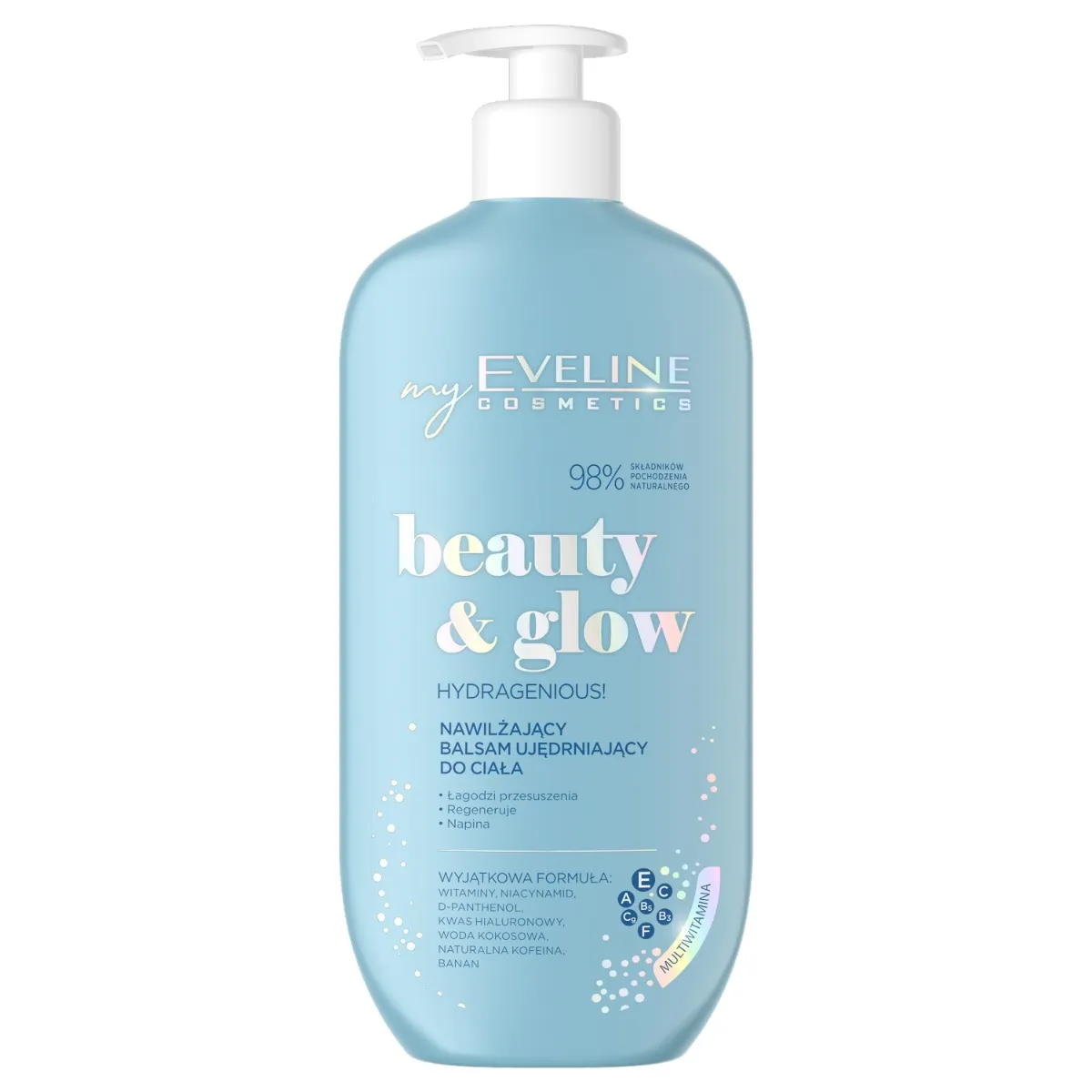 Eveline Cosmetics Beauty & Glow nawilżający balsam ujędrniający do ciała, 350 ml