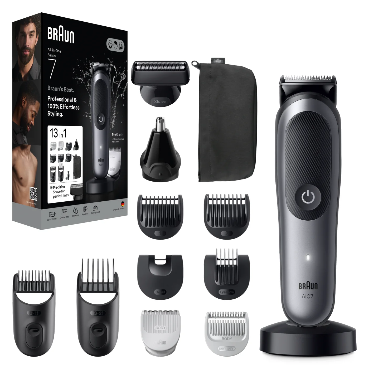 Braun Series 7 AIO7560 trymer 13 w 1, 1 sztuka