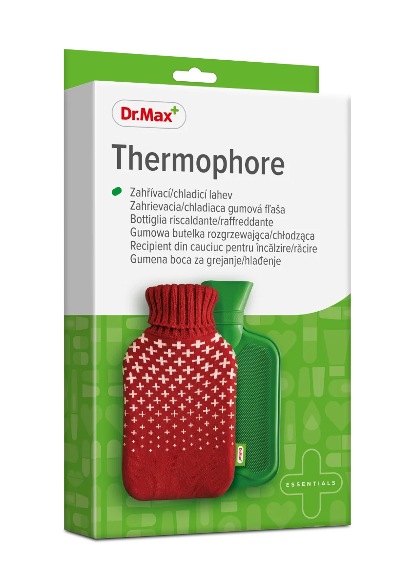 Termofor gumowy w pokrowcu Dr.Max 2L