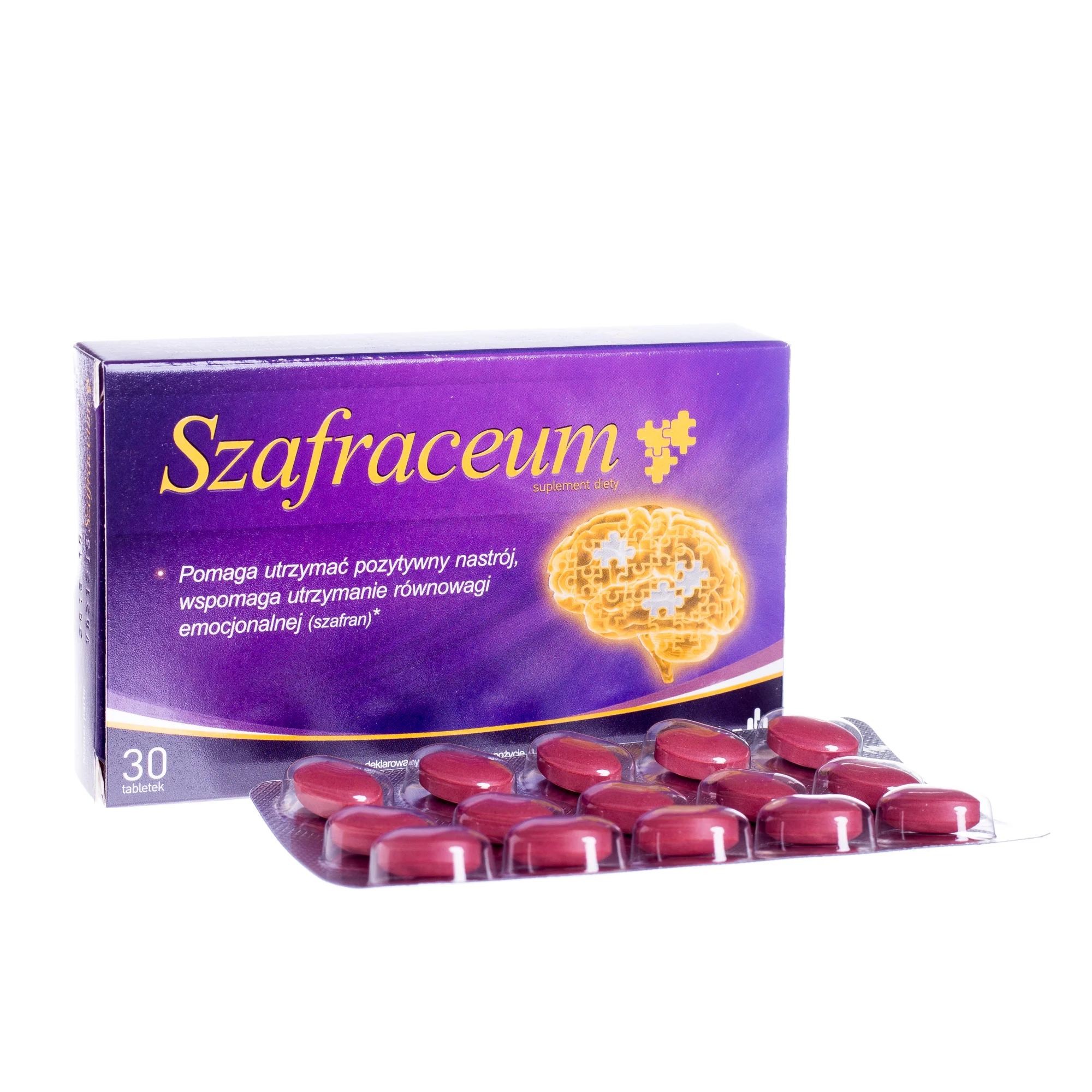 Szafraceum suplement diety, 30 tabletek