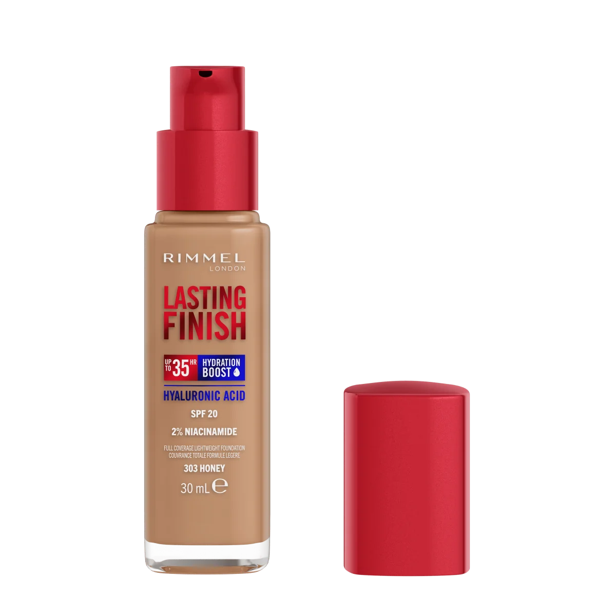 Rimmel Lasting Finish Foundation Podkład do twarzy nr 303 Honey, 30 ml