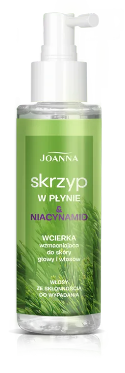 Joanna Hair Skrzyp & Niacynamid wcierka wzmacniająca do skóry głowy i włosów, 100 ml