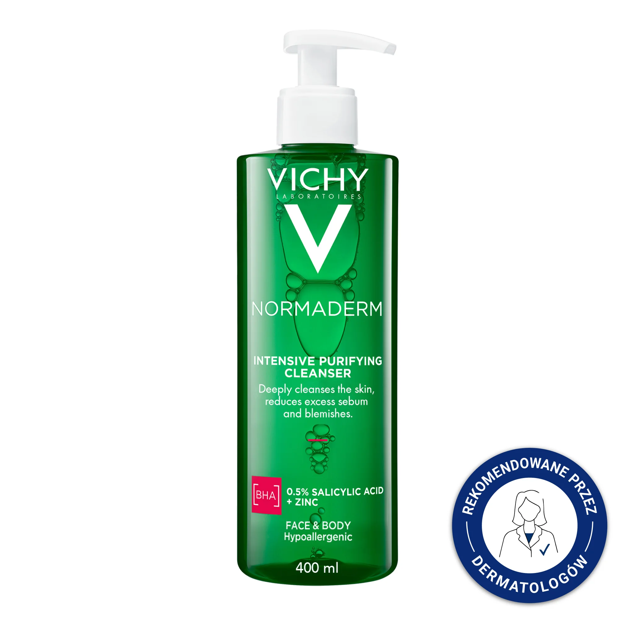 Vichy Normaderm Phytosolution żel głęboko oczyszczający, 400 ml