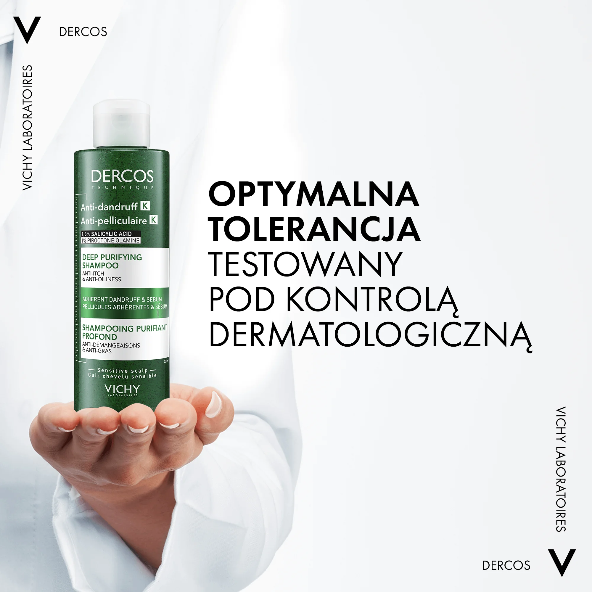 Vichy Dercos K szampon przeciwłupieżowy, 250 ml