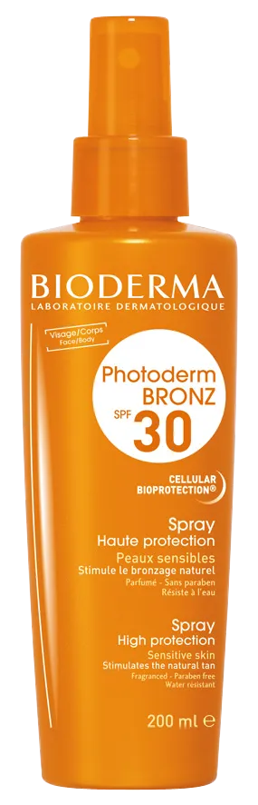 Bioderma Photoderm Bronz SPF30, spray przyspieszający opalanie, 200 ml