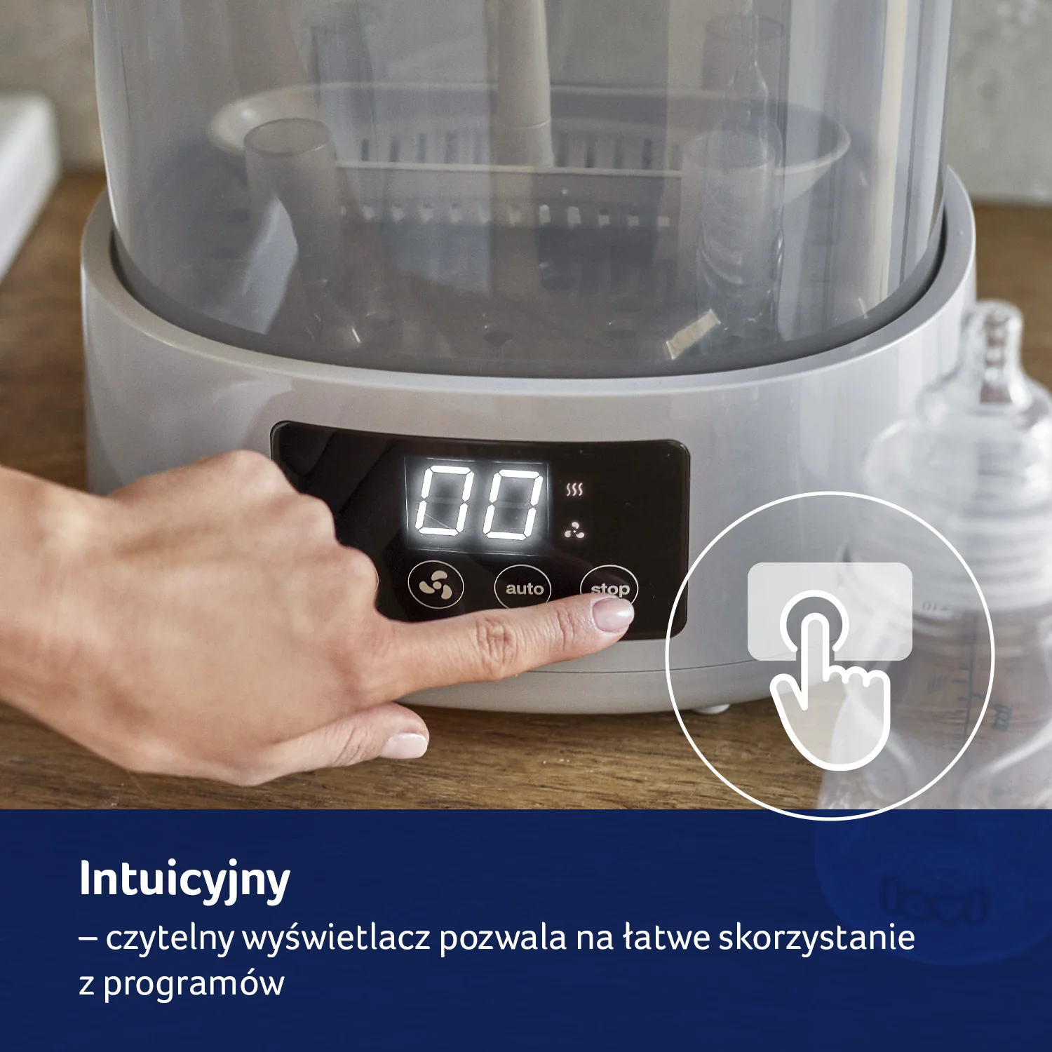 LOVI Elektryczny sterylizator parowy z suszarką 1 sztuka