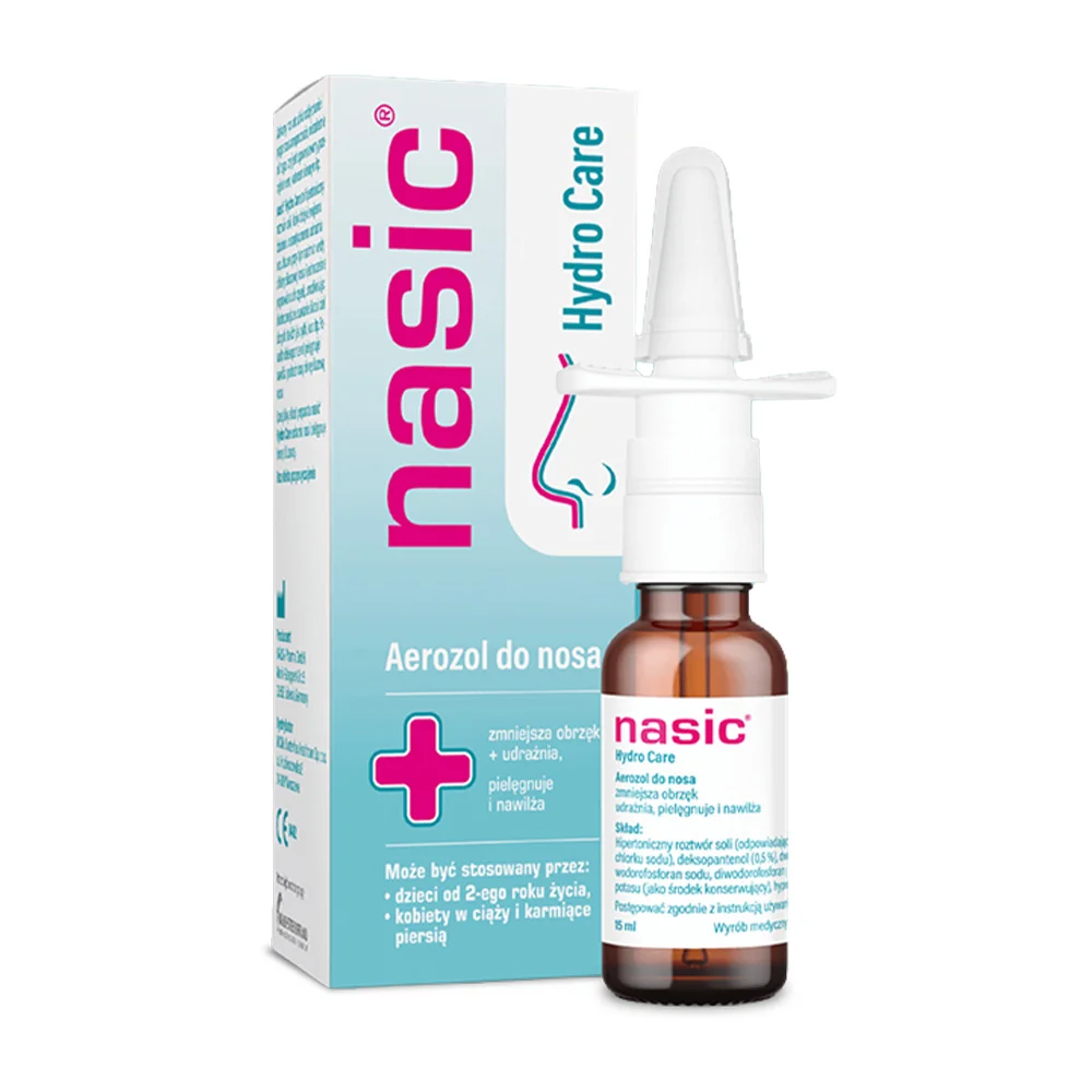 Nasic Hydro Care aerozol do nosa, 15 ml