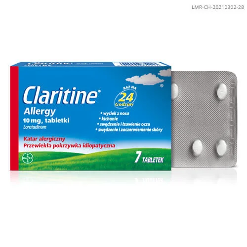 Claritine Allergy 10 mg, 7 tabletek