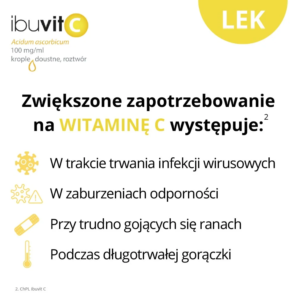 Ibuvit C 0,1 g/ml, krople doustne, 30 ml