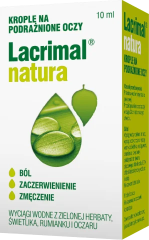 Lacrimal Natura krople do oczu, 10 ml