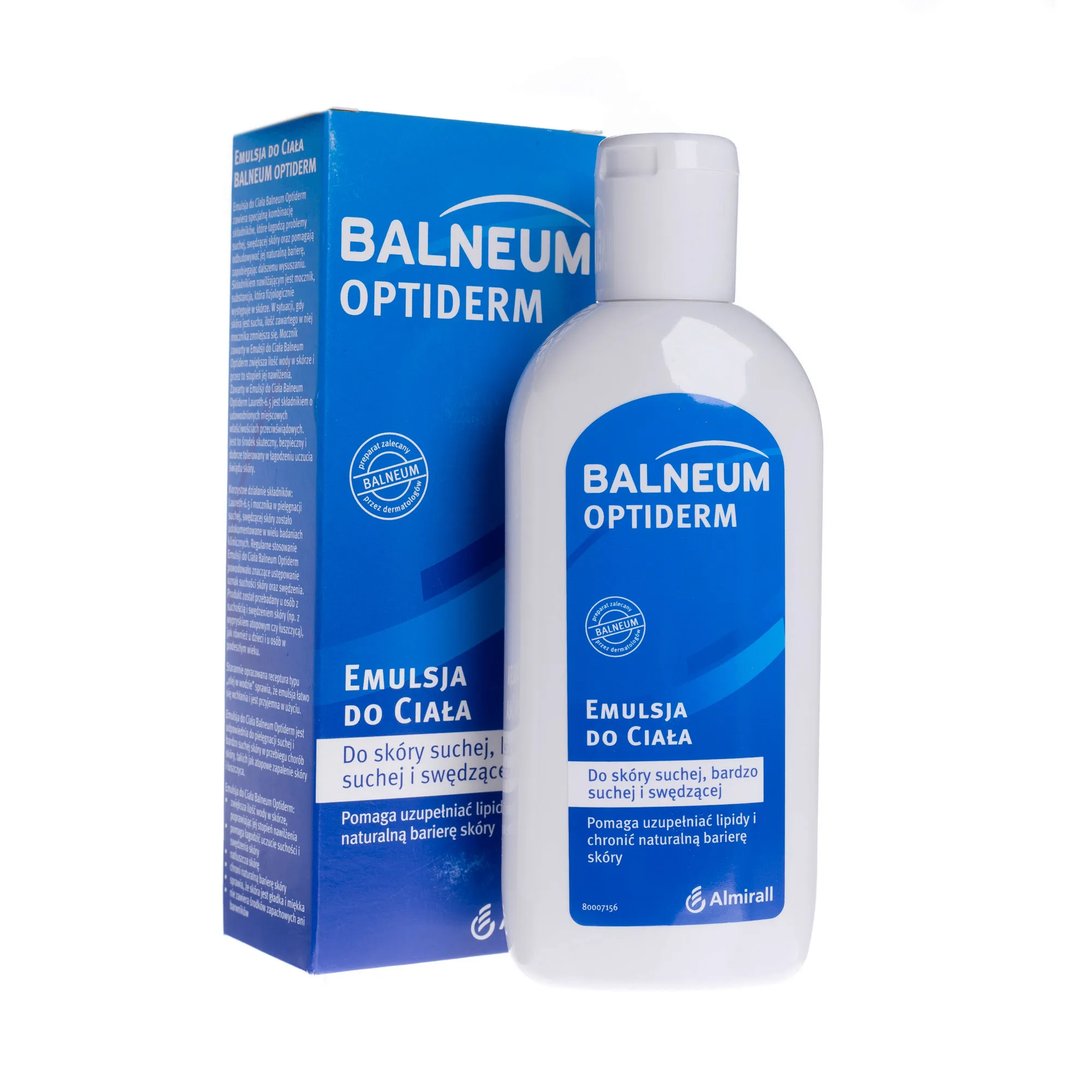 Balneum Optiderm, emulsja do ciała do skóry suchej i swędzącej, 200 ml 