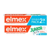elmex Junior pasta do zębów dla dzieci 6-12 lat, double pack, 2 x 75 ml