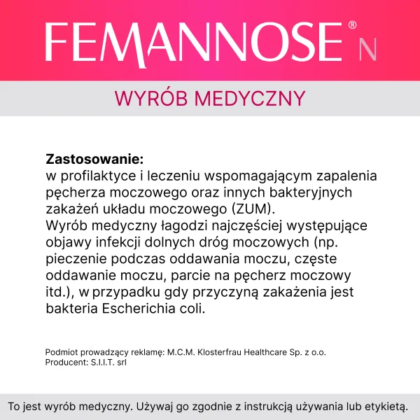 Femannose N 30 saszetek