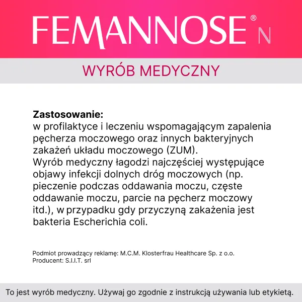 Femannose N 30 saszetek