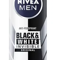 Nivea Black&White Invisible Original antiperspirant w sprayu dla mężczyzn, 250 ml