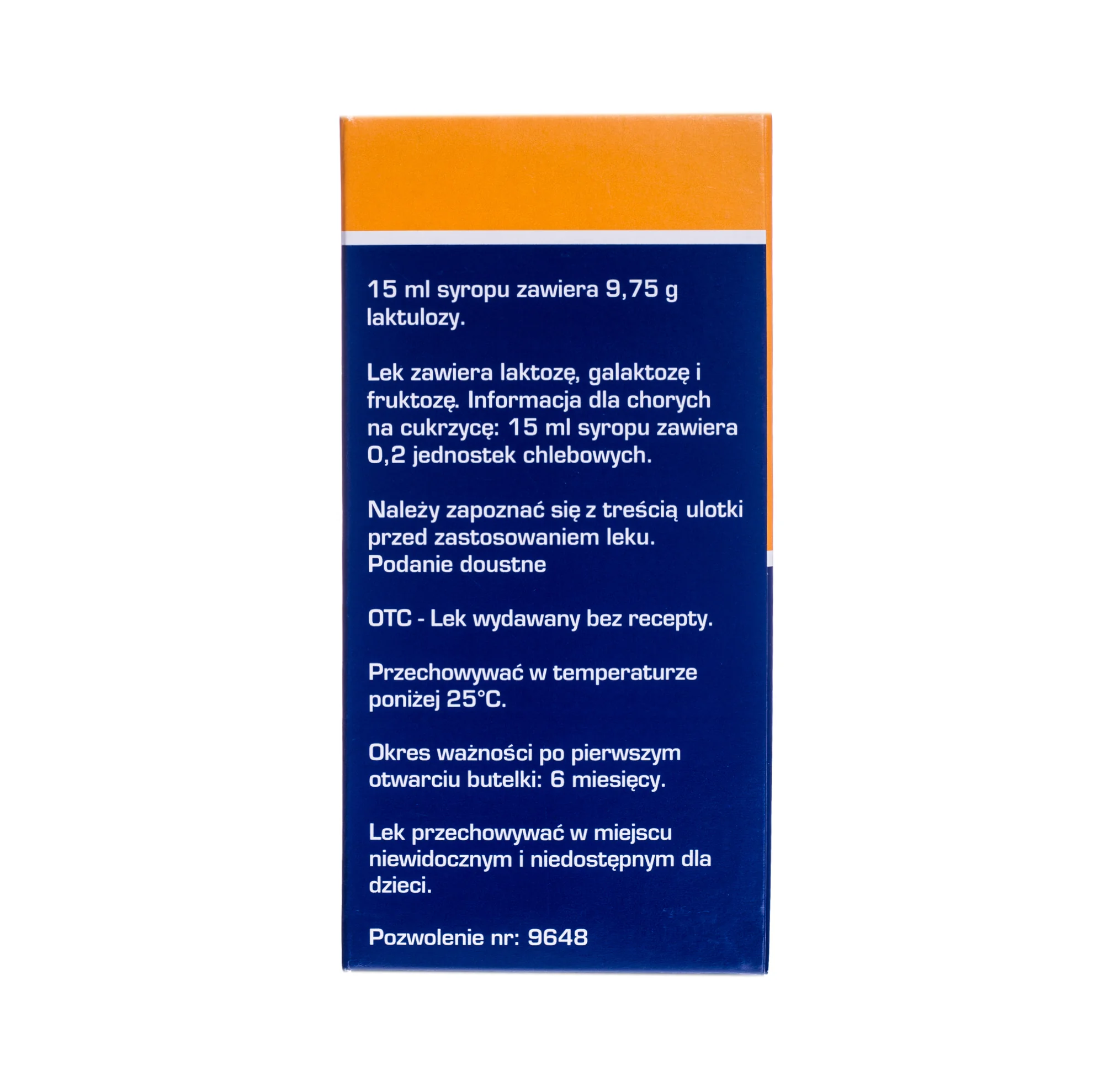 Lactulose-MIP syrop o działaniu łagodnie przeczyszczającym, 200 ml