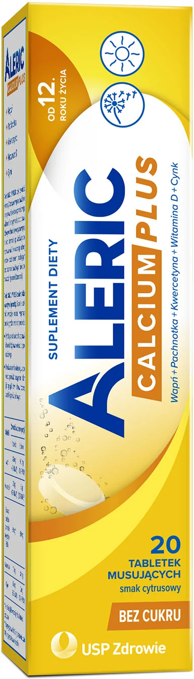 Aleric Calcium Plus 20 tabletek musujących
