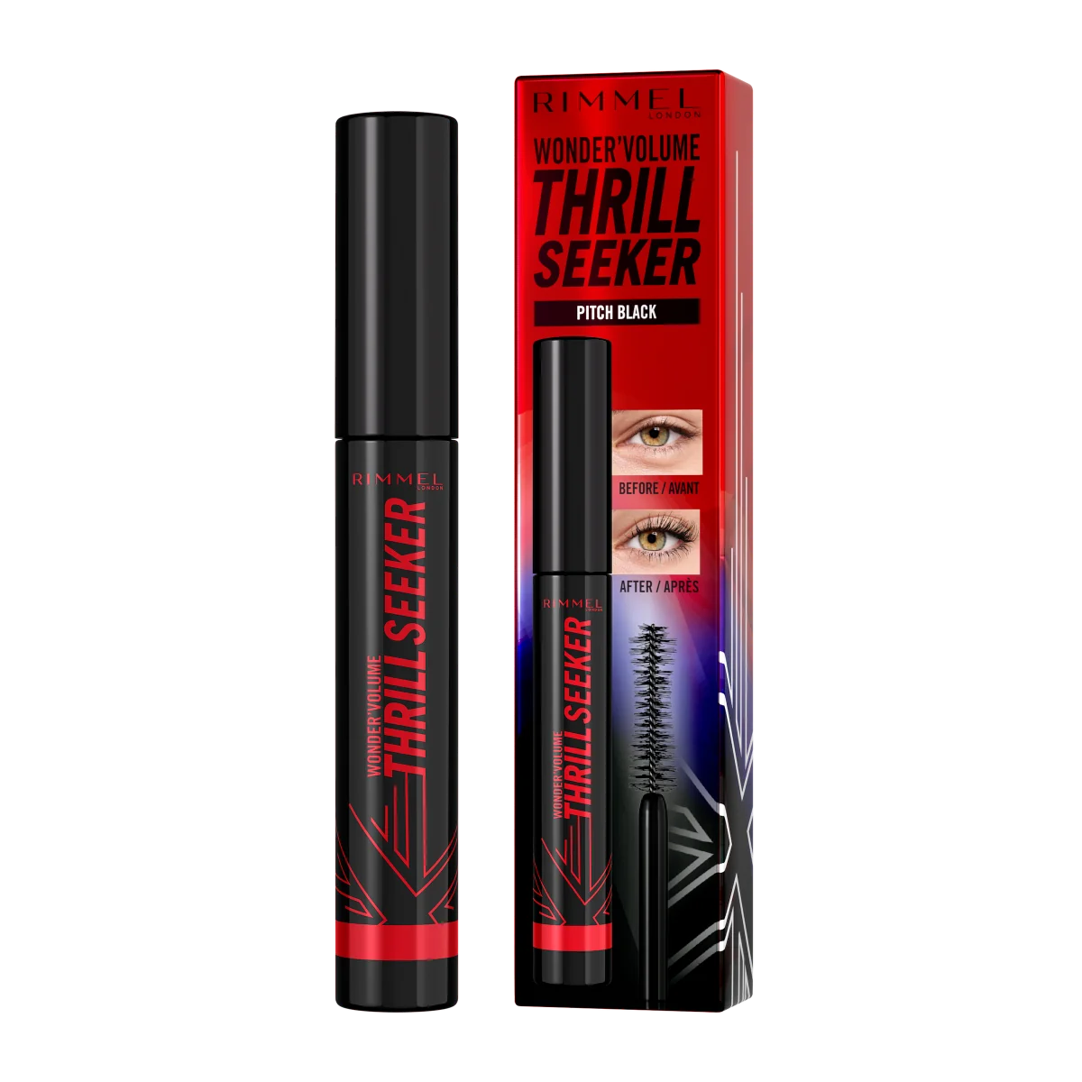 Rimmel Wonder Volume Thrill Seeker tusz do rzęs Black, 8 ml