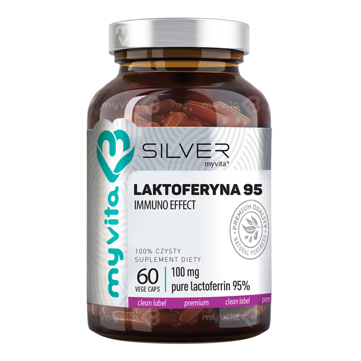 MyVita Silver Laktoferyna 95 60 kapsułek