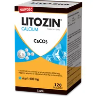 Litozin Calcium,. suplement diety, 120 tabletek