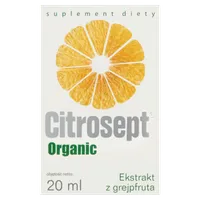 Citrosept Organic, ekstrakt z grejpfruta, 20 ml