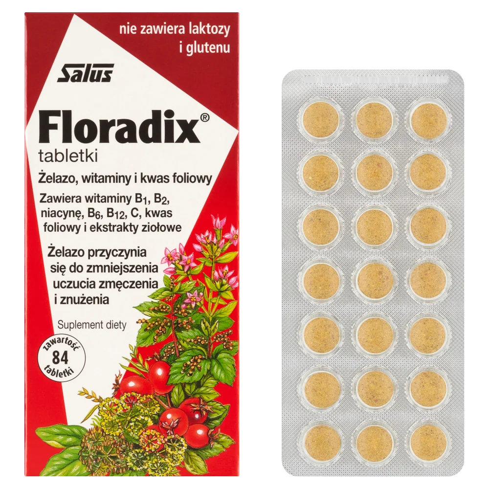 Floradix 84 tabletki