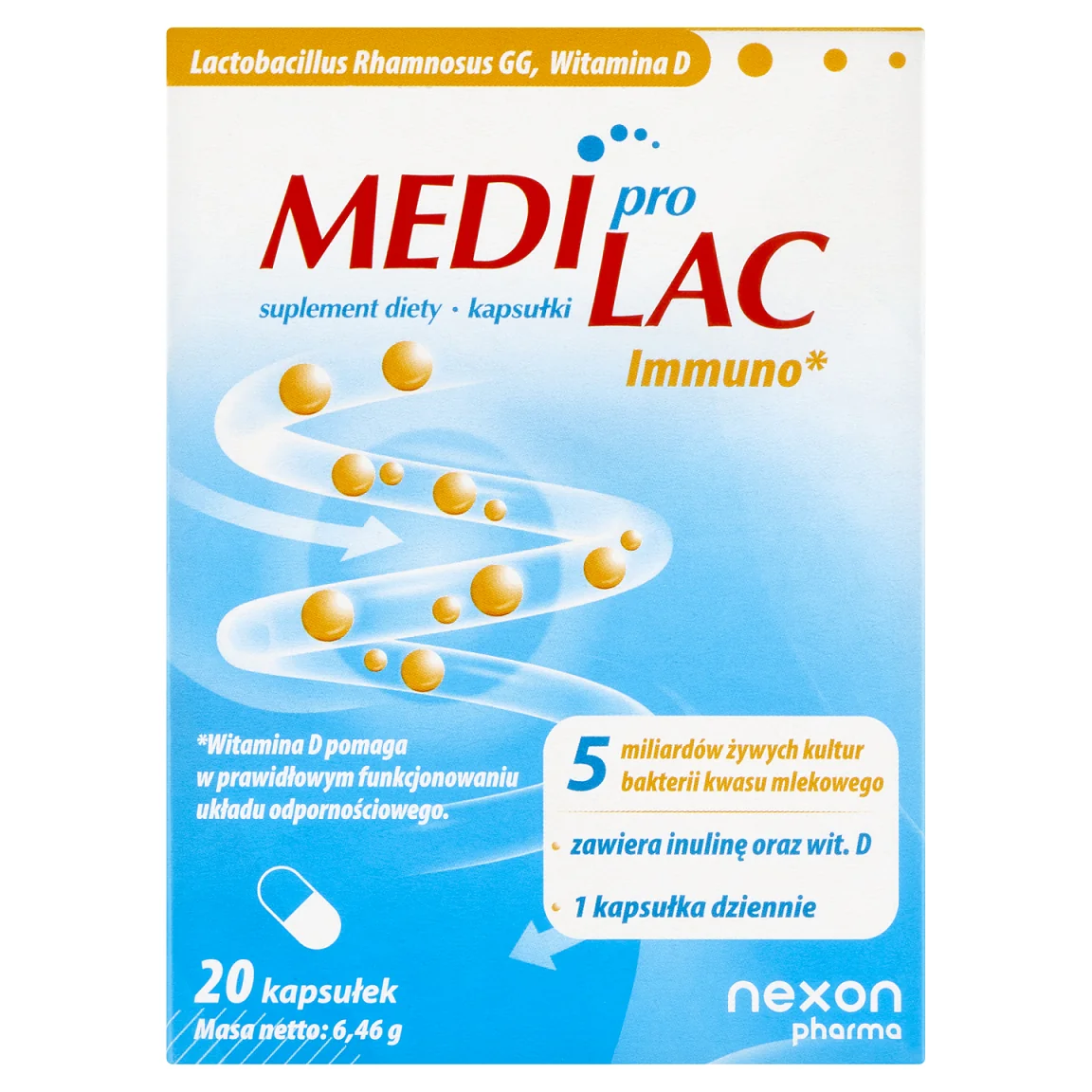 Mediprolac Immuno 20 kapsułek