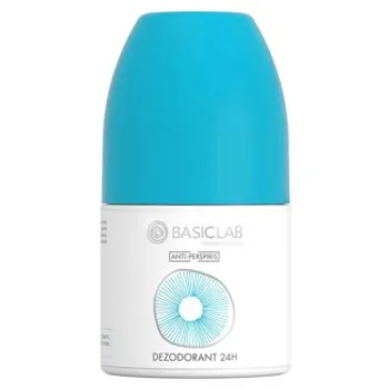 Basiclab Anti Perspiris, dezodorant 24h, roll-on, 60 ml 