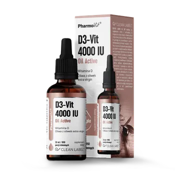 Pharmovit Clean Label D3-Vit 4000 IU Oil Active, 30 ml 